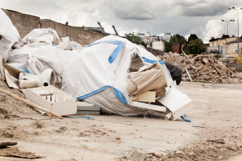 Professionals clearing a garage in Elephant and Castle